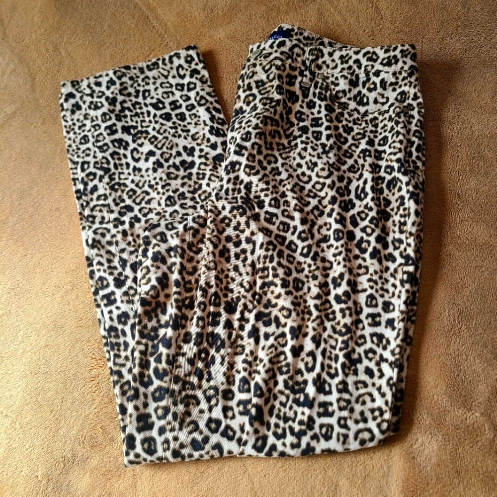 Charter Club Cheeta Print Pants Size 12
